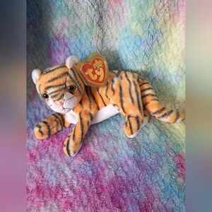 Ty Beanie Baby India the Tiger, Vintage, With Tags.